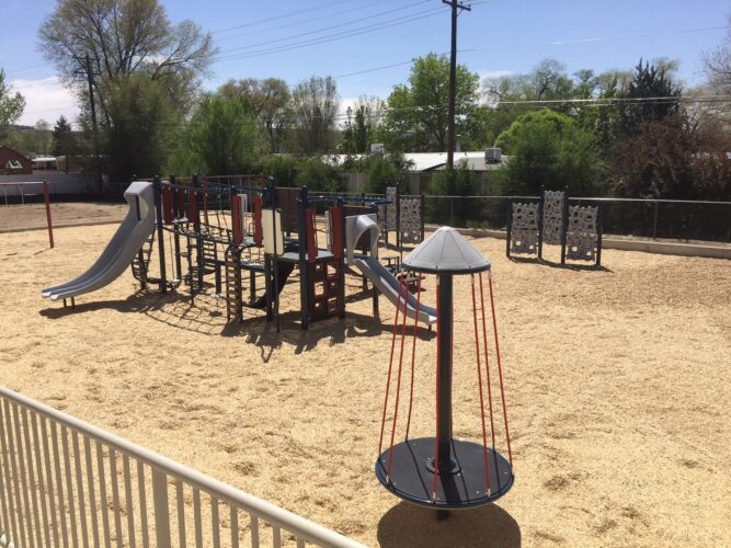 playground pieces at park