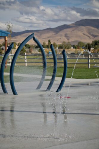 water splash pad at winnemucca recreation complex