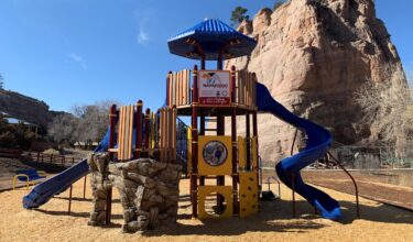 Navajo Nation Zoo playground pieces