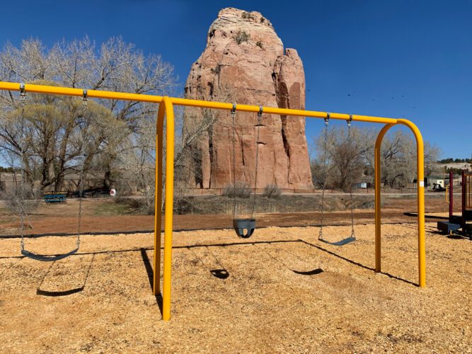 swings at the park