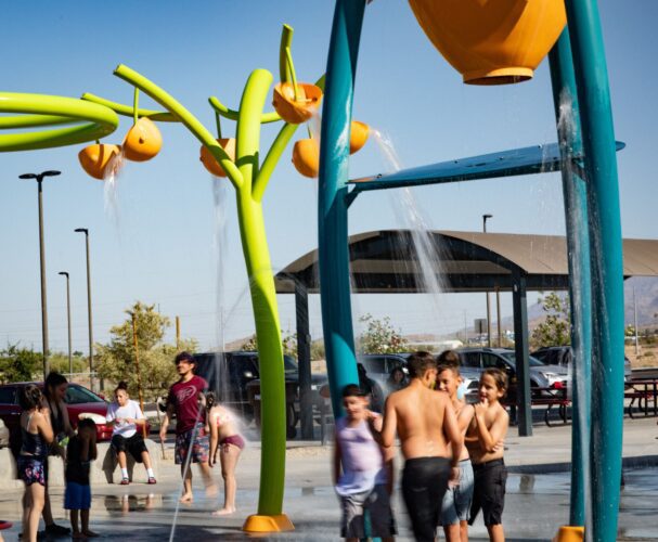 Festival fields splash pad