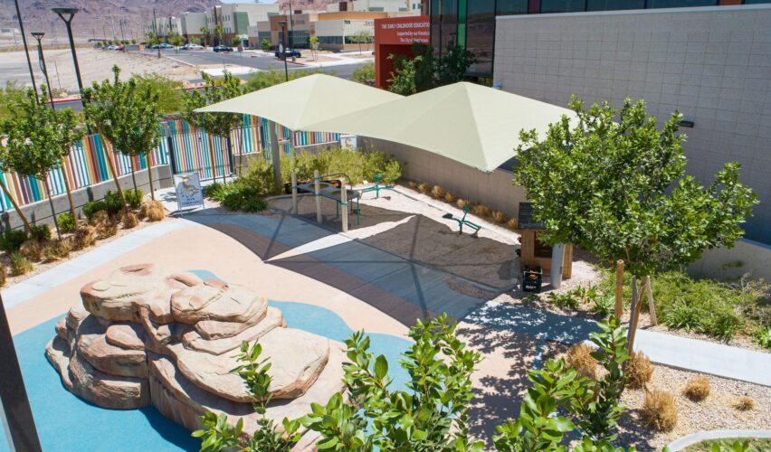 shade structures at park