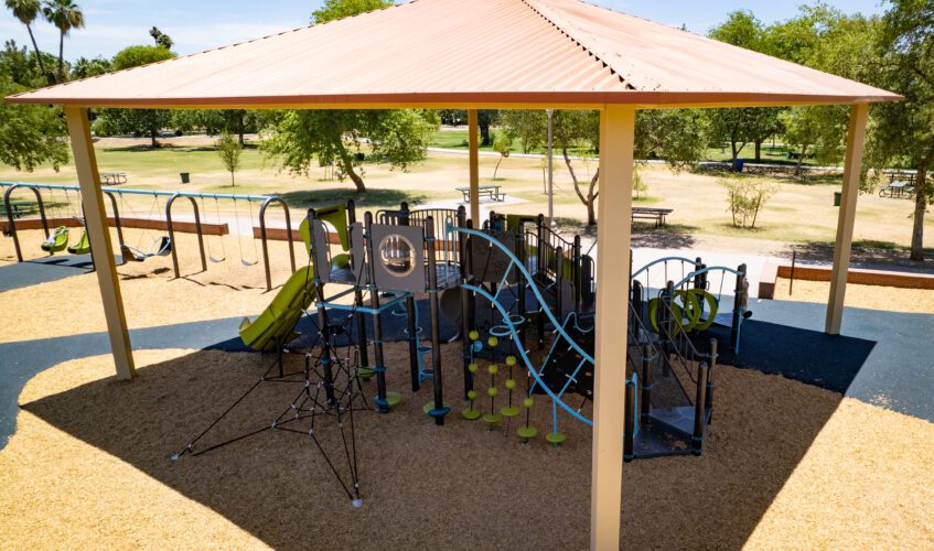 playground in the shade