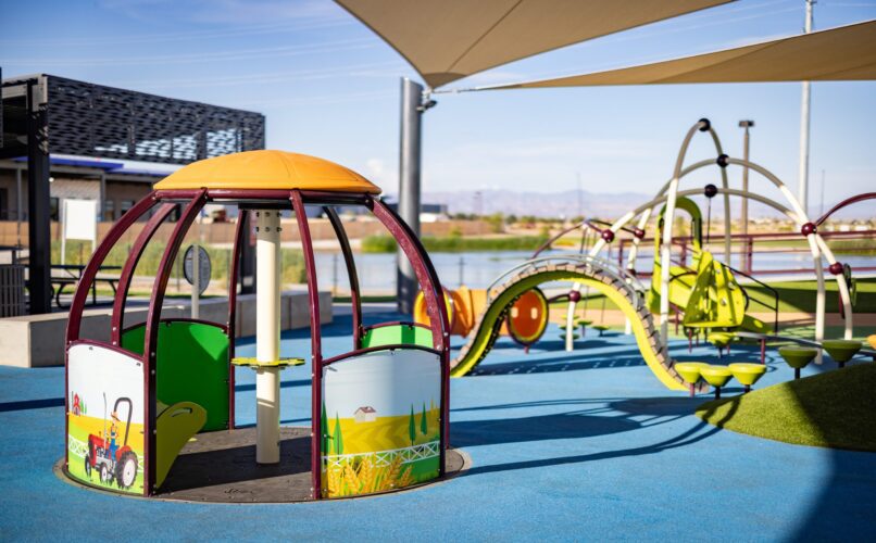 pieces of playground equipment