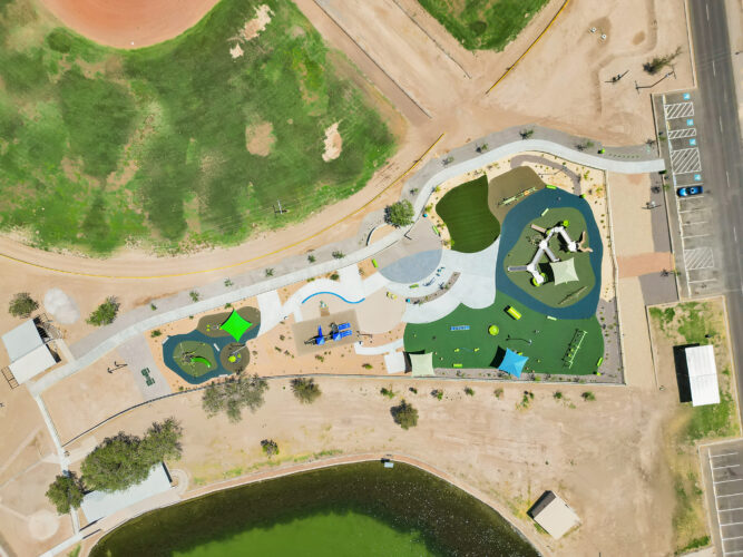 playground and surface at Ascarate Park