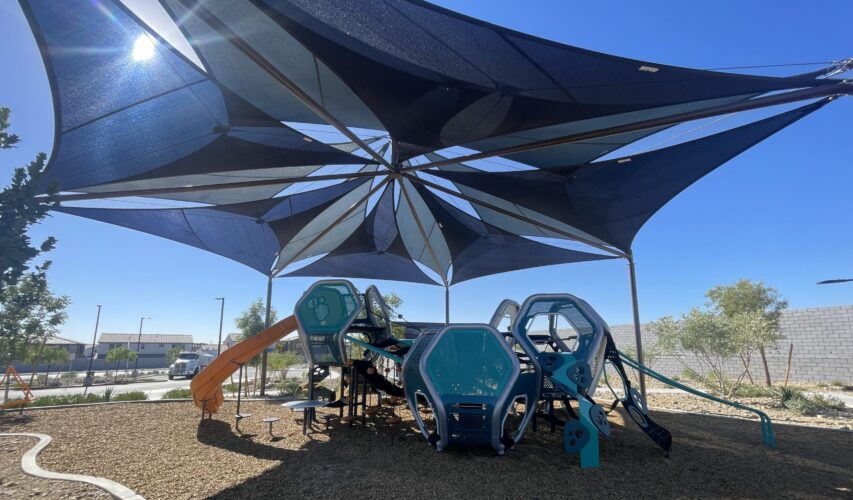 shade covering Sun Trails park