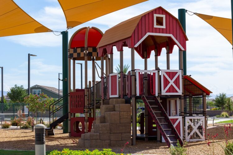 Barney Farms playground equipment