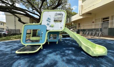 playground equipment at PACT Hawaii - Fern Campus