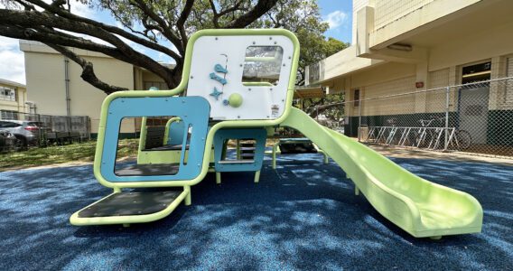 playground equipment at PACT Hawaii - Fern Campus